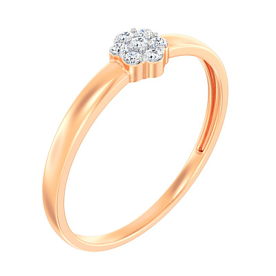 Золотое кольцо с бриллиантами (арт. К011548010)