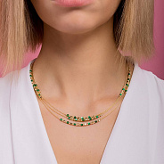 Золотое колье Orbit (арт. 352664жз)