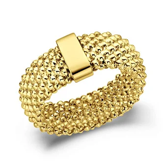 Гибкое кольцо из желтого золота (арт. 156686ж)