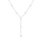 Серебряное колье-галстук с фианитами (арт. 7507/2572) – изображение 1