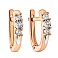 Золоті сережки з діамантами (арт. С011027) – зображення 1