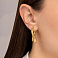 Сережки Завитки из золота Francelli (арт. е105583/30ж) – изображение 2
