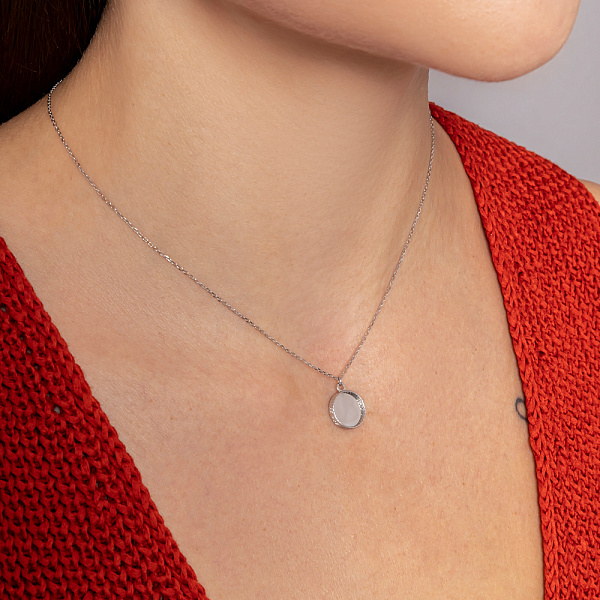 Колье из белого золота Francelli (арт. 361401б) – изображение 4