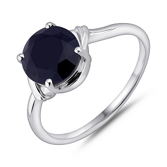 Срібна каблучка з сапфіром (арт. 7501/2073437Спс)