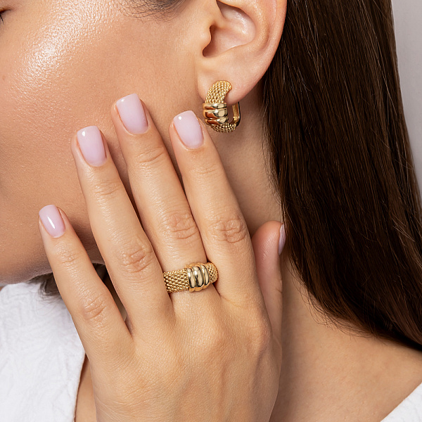 Каблучка з жовтого золота (арт. 156682ж) – зображення 3