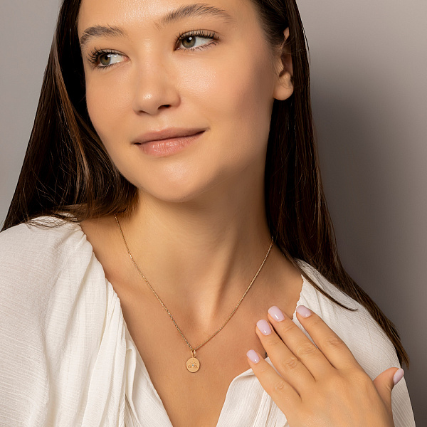 Золотий підвісТерези (арт. 424739вс) – зображення 5