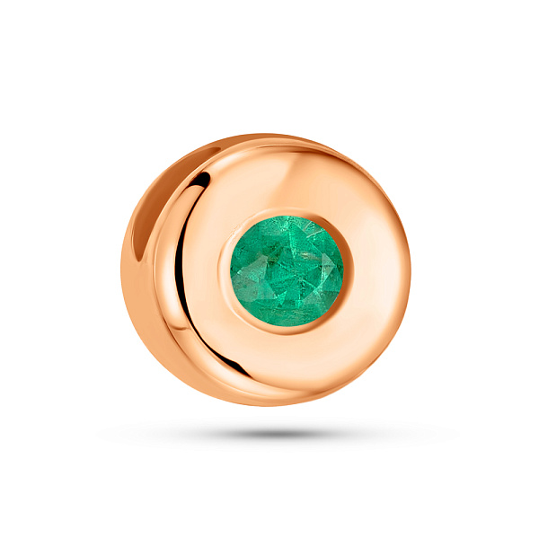 Золотой подвес с изумрудом (арт. 3103543201и) – изображение 1