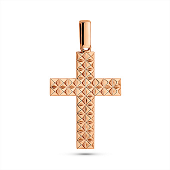 Золотий хрестик без камміня (арт. 4401028)