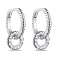 Серебряные серьги-кольца (арт. 7502/4894/15) – изображение 1