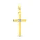 Крестик из желтого золота с бриллиантом (арт. П011022ж) – изображение 1