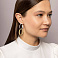 Серьги из желтого и белого золота Francelli (арт. е1091884бж) – изображение 5