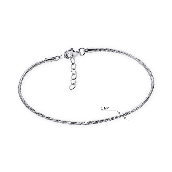 Серебряный браслет без вставок (арт. 7509/3094/2) – изображение 2