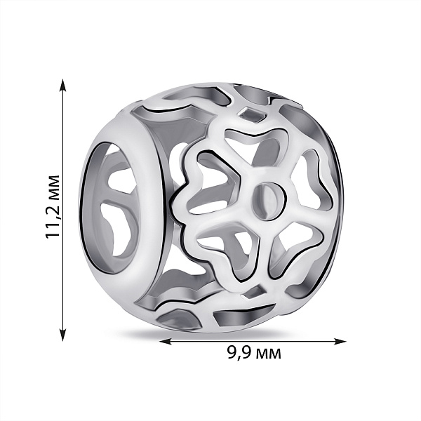 Шарм из серебра без камней (арт. 7503/947п) – изображение 2