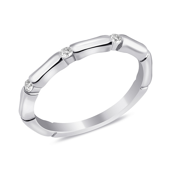 Серебряное кольцо с фианитами (арт. 7501/7083) – изображение 1