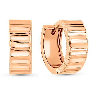 Золотые серьги-кольца (арт. 120310)