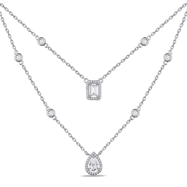 Колье из серебра с фианитами (арт. 7507/1983) – изображение 1