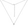 Колье из серебра Сердце с фианитом (арт. 7507/2437) – изображение 2