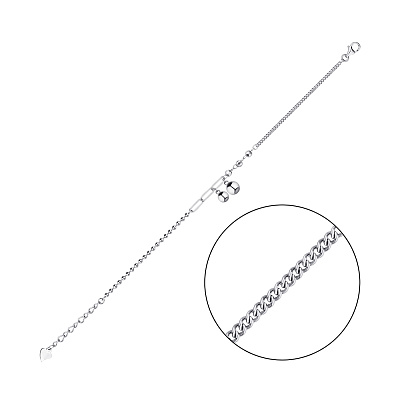 Срібний браслет з підвісками Trendy Style (арт. 7509/4272)