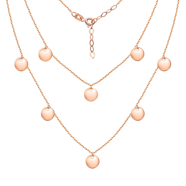 Кольє "Монети" з червоного золота (арт. 351958/8) – зображення 2