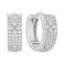 Серебряные серьги с фианитами (арт. 7502/10262/15) – изображение 1