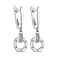 Серебряные серьги с подвесками (арт. 7502/9041) – изображение 1