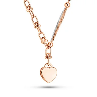 Колье из красного и белого золота (арт. 352446кб)