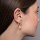 Серьги из красного золота без камней (арт. 106089/15) – изображение 3