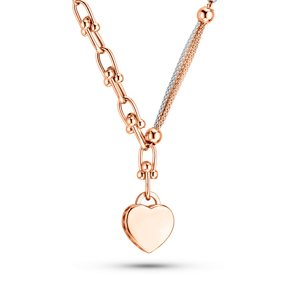 Кольє з червоного і білого золота (арт. 352446кб) – зображення 1