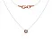 Золотое колье невидимка с фианитом на леске (арт. 360077) – изображение 2