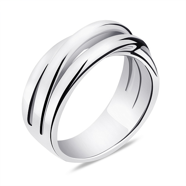 Серебряное кольцо без камней (арт. 7501/6477) – изображение 1