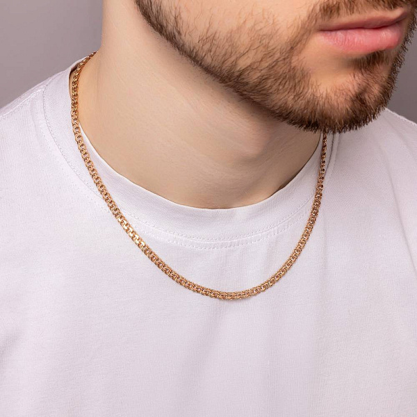 Цепочка золотая плетения Бисмарк (арт. 300308) – изображение 2