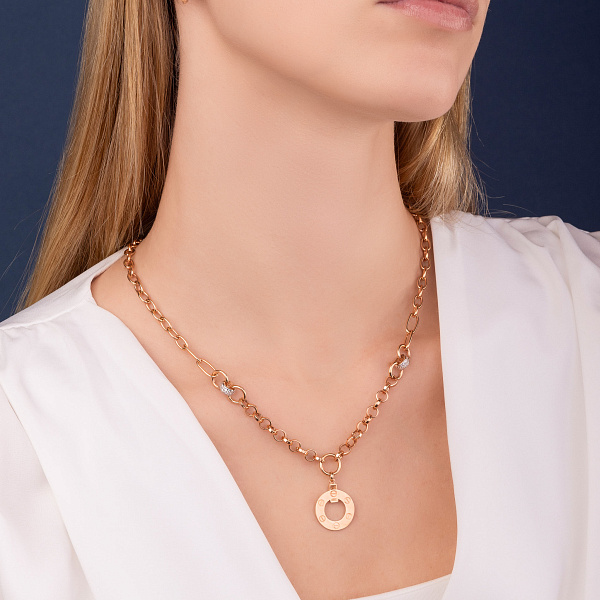 Золоте кольє з фіанітами (арт. 352355) – зображення 4