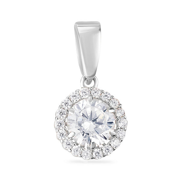 Золота підвіска з фіанітами (арт. 440422б) – зображення 1