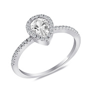 Кольцо из серебра с фианитами (арт. 7501/7063)