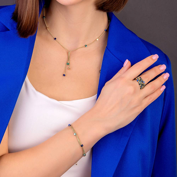 Золота каблучка Francelli (арт. 156217жсдбрз) – зображення 5