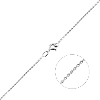 Ланцюжок з білого золота якірного плетіння (арт. ц306201б)