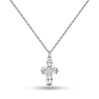 Серебряное колье с фианитами (арт. 7507/2211)