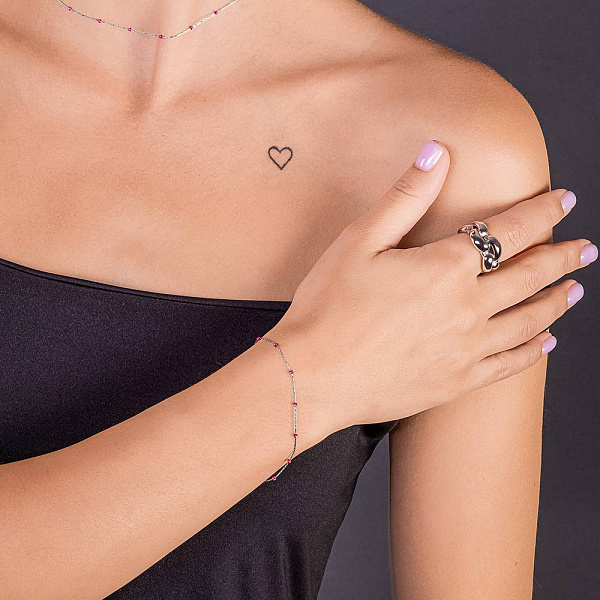 Браслет Francelli из белого золота (арт. 324051бмлн) – изображение 4