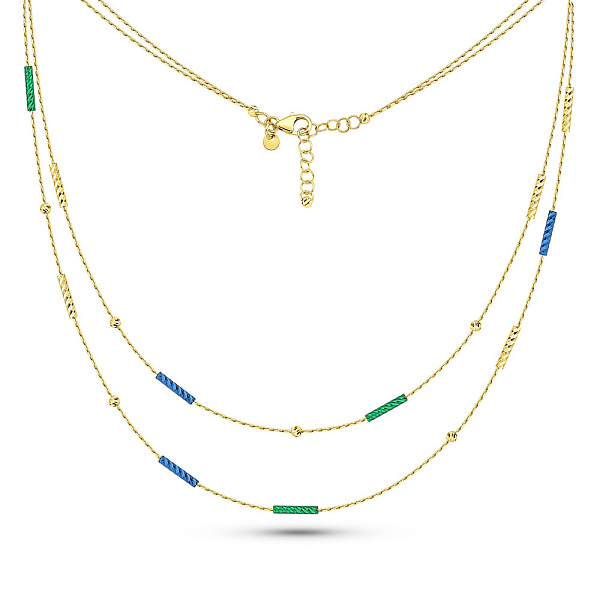 Золотое колье Francelli (арт. 352581жзс) – изображение 1