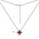 Серебряное колье с ониксом и фианитами (арт. 7507/1955/10ок) – изображение 3