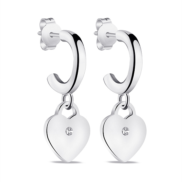 Серьги из серебра Сердце (арт. 7518/6410) – изображение 1