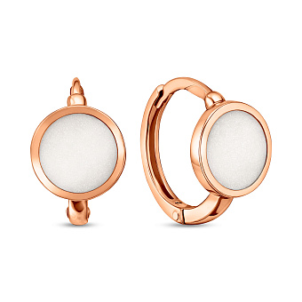 Серьги Лýна из красного золота (арт. 1101091еп)