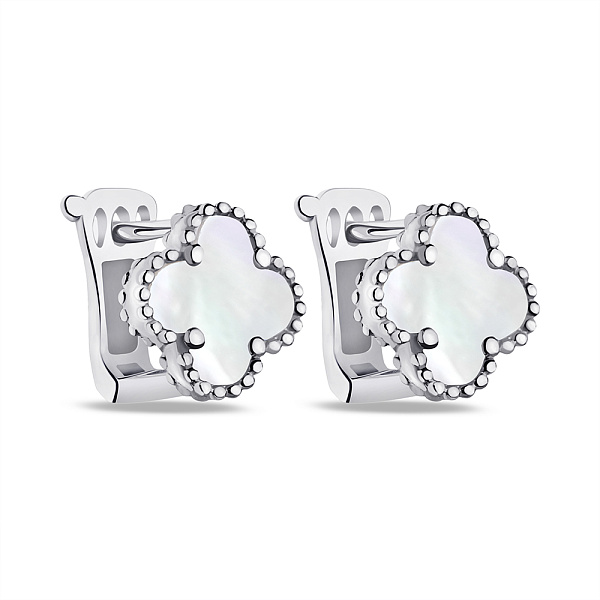 Серьги из серебра с перламутром (арт. 7502/3929/10п) – изображение 1