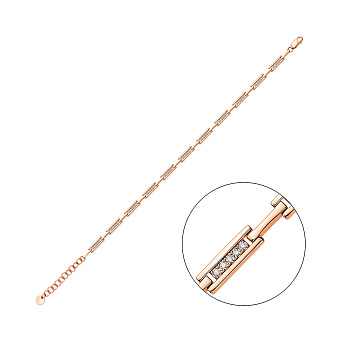 Золотой браслет с бриллиантами (арт. Б011570020)