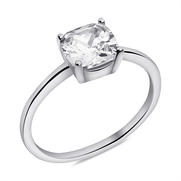 Серебряное кольцо с фианитом (арт. 7501/7030) – изображение 1