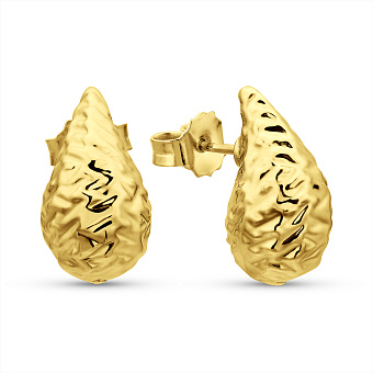 Фото Золотые серьги Капля Francelli (арт. 1091890ж)