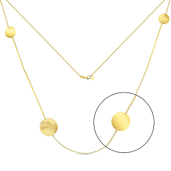 Фото Золотое колье Francelli (арт. 352983ж)