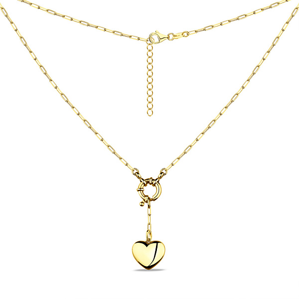 Серебряное колье без камней (арт. 7507/2144ж) – изображение 2