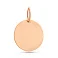 Золотой подвес под гравировку в форме монеты (арт. 4401022) – изображение 1