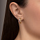 Серьги Синергия из желтого золота (арт. 110306ж) – изображение 2
